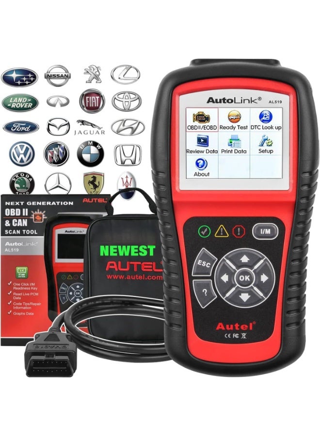 Autel AutoLink AL519 OBD2 Scanner Enhanced Mode 6 Car Diagnostic Tool Check Engine Code Reader CAN Scan Tool - Image 1