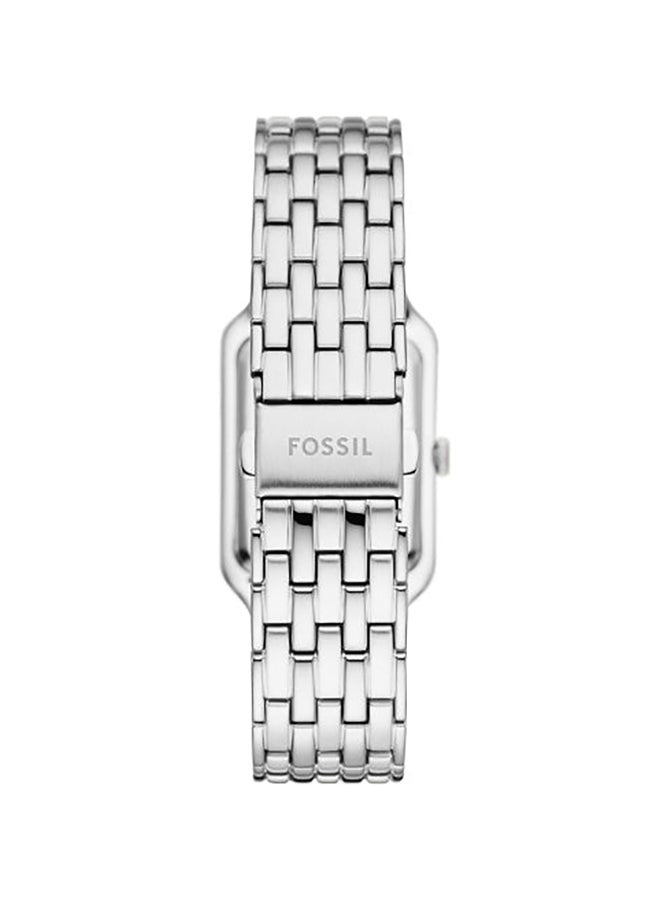 FOSSIL Women Analog Rectangle Stainless Steel Wrist Watch - Image 3