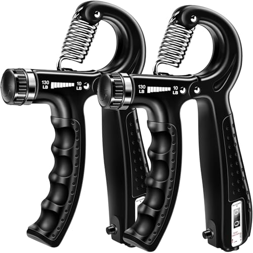 HiKeep Grip Strength Trainer 2 Pack Forearm Strengthener Hand Grip Gripper Strengthener Hand Strengthening Devices Forearm Exerciser Finger Wrist Strengthener Exercisers Squeezers for Strength - Image 1