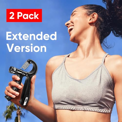 HiKeep Grip Strength Trainer 2 Pack Forearm Strengthener Hand Grip Gripper Strengthener Hand Strengthening Devices Forearm Exerciser Finger Wrist Strengthener Exercisers Squeezers for Strength - Image 3