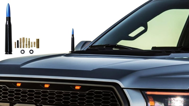 VIGOLU 5.5 Inch Receiving Antenna Replacement Ford F150 F250 F350 Dodge Ram 1500 2500 Jeep Wrangler Toyota Tundra(Blue) Cost saving user oriented build - Image 2
