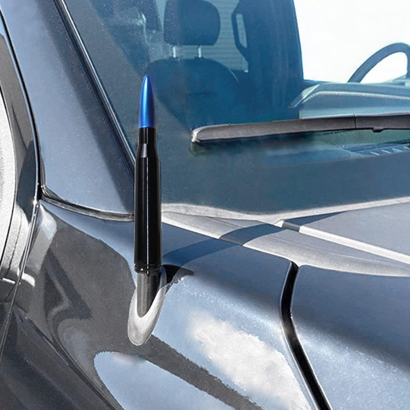 VIGOLU 5.5 Inch Receiving Antenna Replacement Ford F150 F250 F350 Dodge Ram 1500 2500 Jeep Wrangler Toyota Tundra(Blue) Cost saving user oriented build - Image 1
