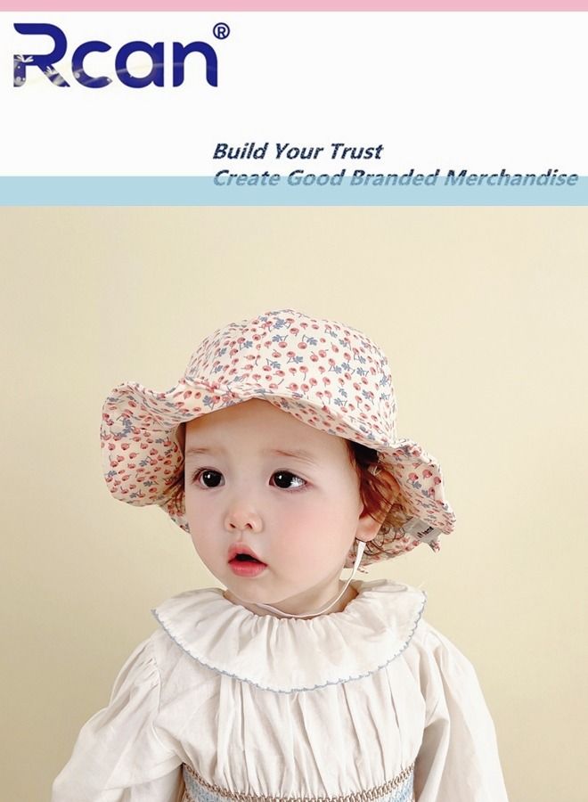 Rcan Kids Cartoon Soft Sun Protection Baby Cap Fisherman's Hat Cotton 6 Months - 3 Years Old Baby Girl Baby Boy Multicolor - Image 2