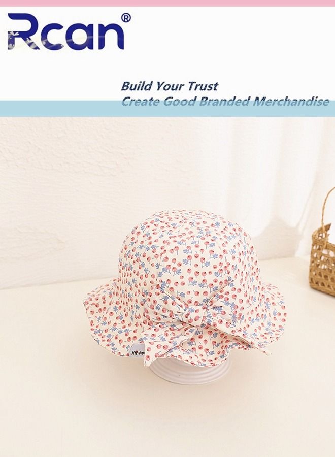 Rcan Kids Cartoon Soft Sun Protection Baby Cap Fisherman's Hat Cotton 6 Months - 3 Years Old Baby Girl Baby Boy Multicolor - Image 4