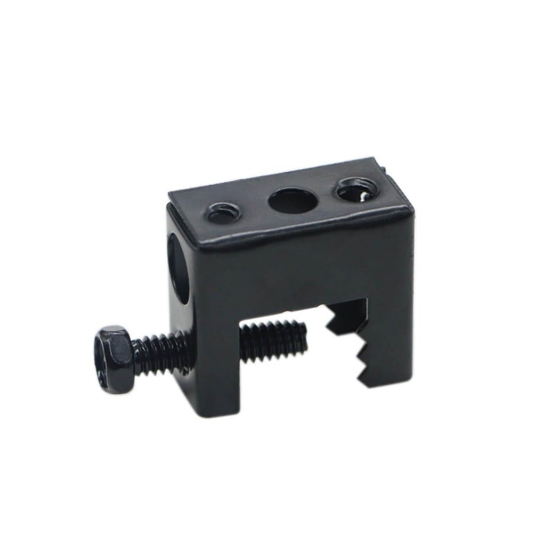 Upgrade Baudelun 1420 Beam Clamps Black Steel Bolton Beam Clamp for 14 and 38 Threaded Rod Shooks and Bridle Rings 25 Packs