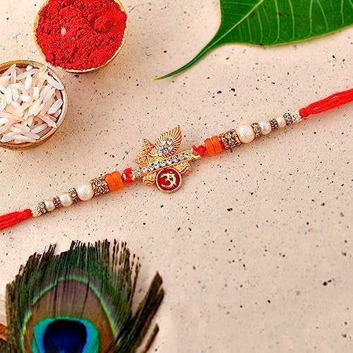 Gift Arcadia Rakhi for Brother and Bhabhi with Mug Gift Combo 330 ml, Rakshabandhan Gifts for Bhaiya Bhabhi, Rakhi Set of 2, Rakshabandhan Gift for Couple - Image 2