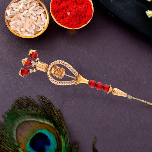 Gift Arcadia Rakhi for Brother and Bhabhi with Mug Gift Combo 330 ml, Rakshabandhan Gifts for Bhaiya Bhabhi, Rakhi Set of 2, Rakshabandhan Gift for Couple - Image 3