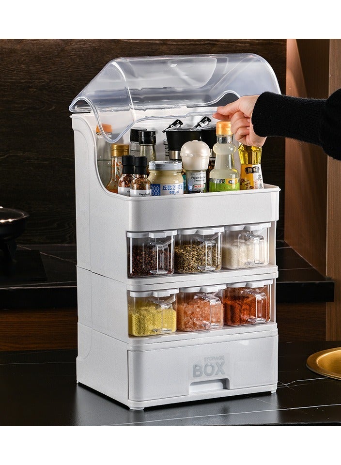 Kitchen Multifunctional Seasoning Storage Box - Image 2