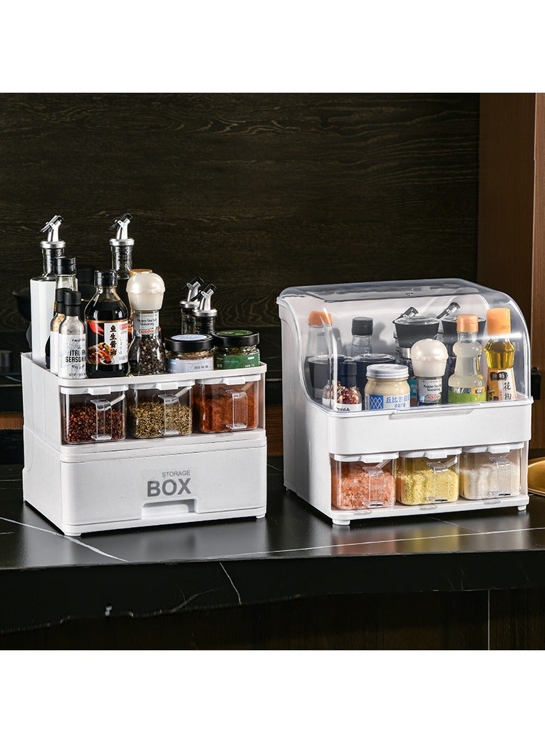 Kitchen Multifunctional Seasoning Storage Box - Image 4