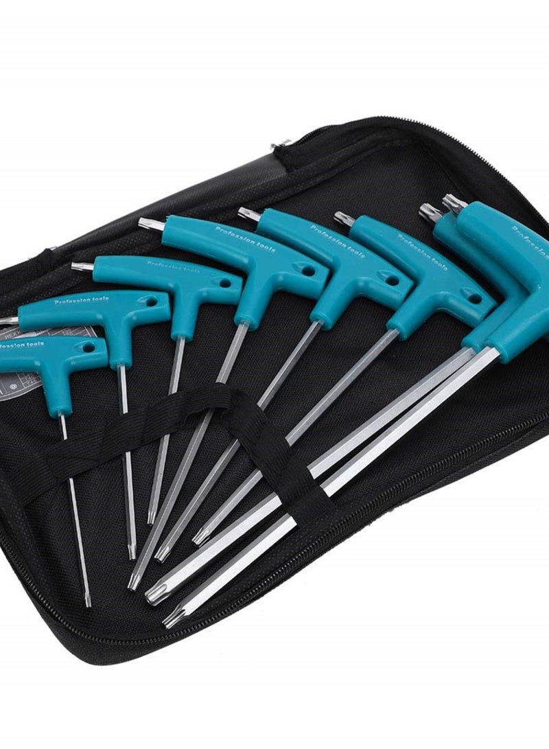 GGOOT T‑Handle Hex Wrench Set, Pentalobe Anti‑Slip Handle Hand Repair Hardware Tools 0614B - Image 1