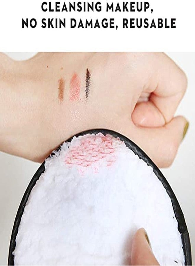 Aternal قطعة واحدة من وسادات إزالة المكياج القابلة لإعادة الاستخدام - مناديل إزالة المكياج القابلة لإعادة الاستخدام - وسادات وجه قابلة لإعادة الاستخدام، مزيل مكياج لجميع أنواع البشرة - مناديل وجه من الألياف الدقيقة قابلة للغسل لإزالة المكياج - Image 4