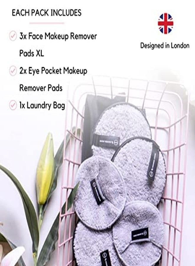 Aternal قطعة واحدة من وسادات إزالة المكياج القابلة لإعادة الاستخدام - مناديل إزالة المكياج القابلة لإعادة الاستخدام - وسادات وجه قابلة لإعادة الاستخدام، مزيل مكياج لجميع أنواع البشرة - مناديل وجه من الألياف الدقيقة قابلة للغسل لإزالة المكياج - Image 2