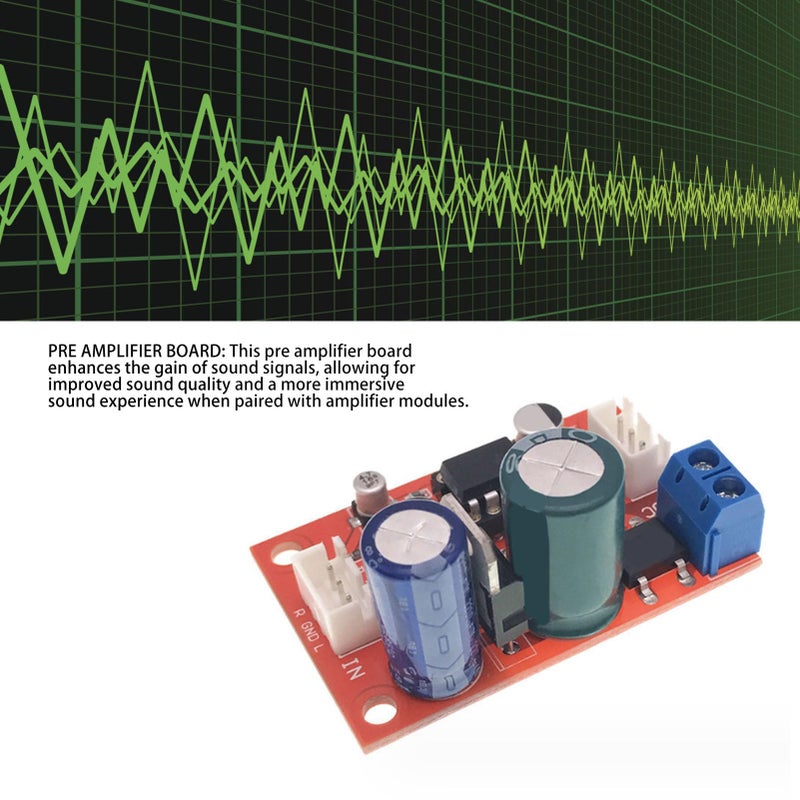 وحدة مكبر الصوت NE5532 لوحة مكبر الصوت صوت واضح وقوي إخراج DC 9V 24V AC 8V 16V - Image 4