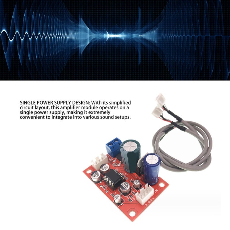 وحدة مكبر الصوت NE5532 لوحة مكبر الصوت صوت واضح وقوي إخراج DC 9V 24V AC 8V 16V - Image 3