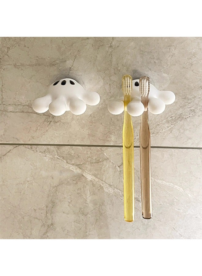 حامل فرشاة الأسنان حامل متعدد الوظائف - Image 3