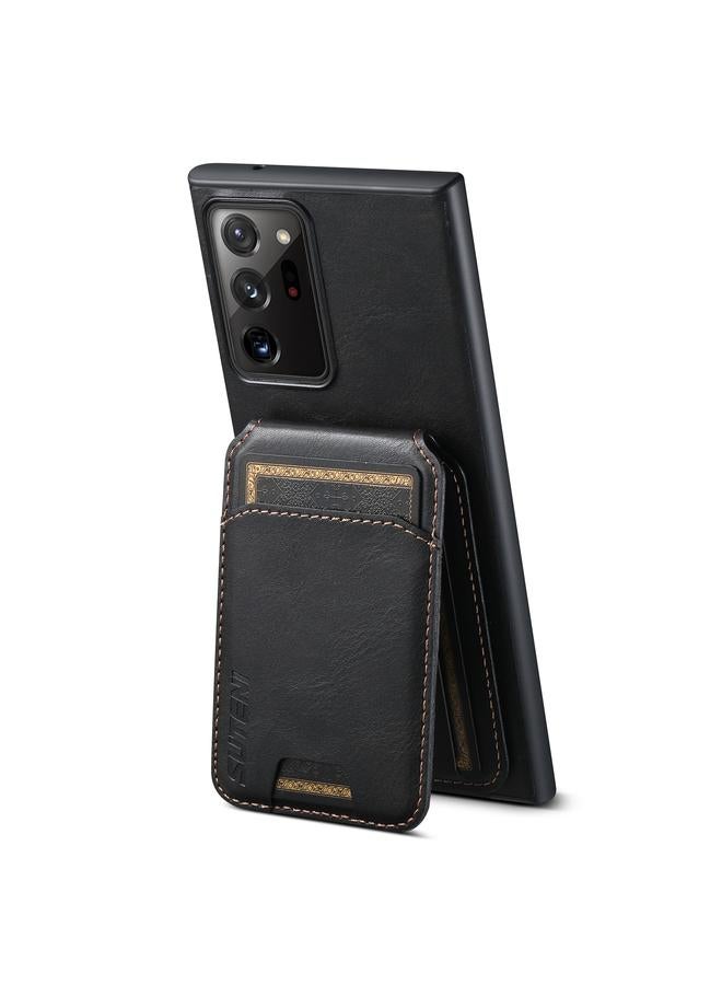 Suteni Case For Samsung Galaxy Note20 5G H02 Leather Wallet Stand Back Phone Case - Image 3