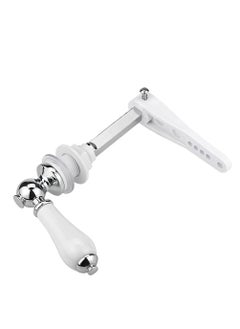 SYOSI SYOSI Toilet Cistern Lever Flush, Ceramic Toilet Flusher Handle, WC Cistern Flush Lever, WC Lavatory Flush, Water Tank Toilet Handle with Ceramic Handle, Toilet Cistern Lever Flusher  - Image 1