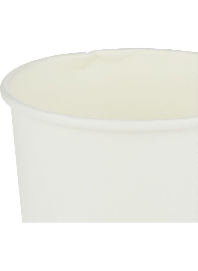 إس إن إتش باكينج أكواب آيس كريم من ورق التغليف SNH مع ملعقة، 4 أونصة، أبيض، عبوة من 25 قطعة - Image 3