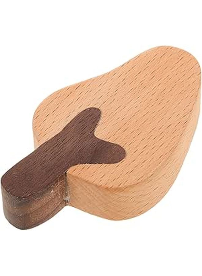 Nordic Style Wood Drawer Knobs Strawberry Tree Design Cabinet Pulls For Wardrobe Dresser - Image 1