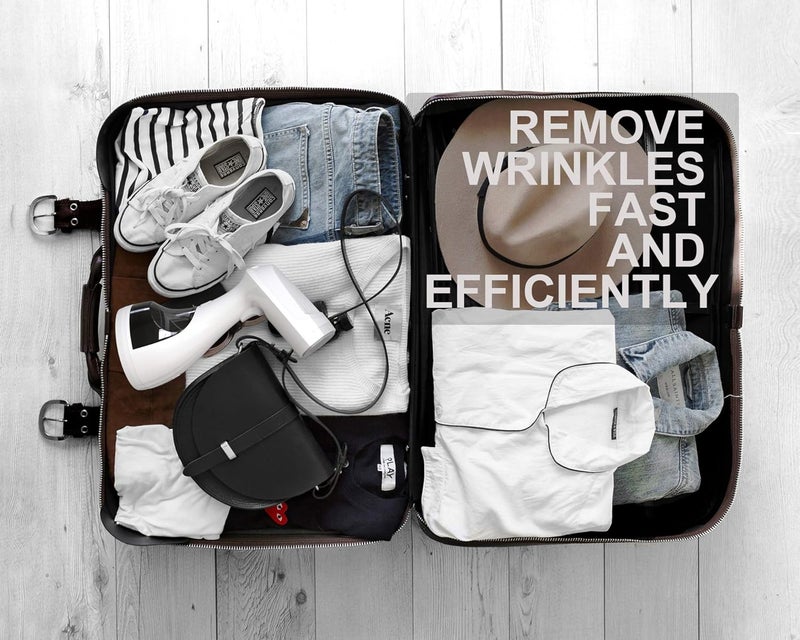 MAGIC PRO Portable Garment Steamer for Clothes, Garments, Fabrics Removes Wrinkles for Fresh Clothing, Fast Heat and Auto Off, Handheld Travel Steamer with Detachable 300ml Water Tank - Image 3