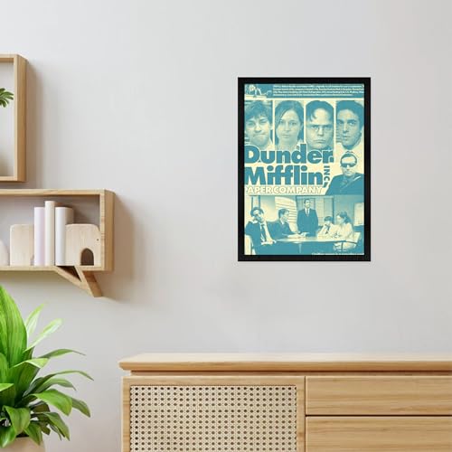 CodersParadise Dunder Mifflin Wall Poster Frames | Aesthetic A4 Poster Frames For Home, Living Room, Bedroom and Office | Wall Frames Artworks | Hanging Theme Posters - Image 5
