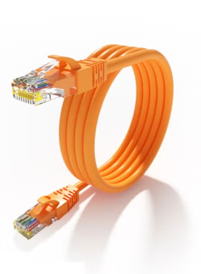 TIGER CAT6 High-Speed Ethernet Patch Cable 3 Meter Orange | Gigabit Network LAN Cable for Home, Office, Gaming, Routers, Modems, Switches & PCs | Durable RJ45 Connectors | Reliable Fast Internet & Data Transmission Cable for Stable Networking - Image 2