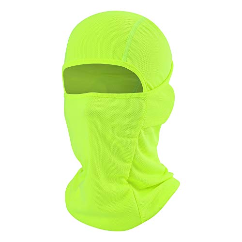 hikevalley Balaclava Face Mask Adjustable Windproof UV Protection Hood (US, Alpha, One Size, Green) - Image 1