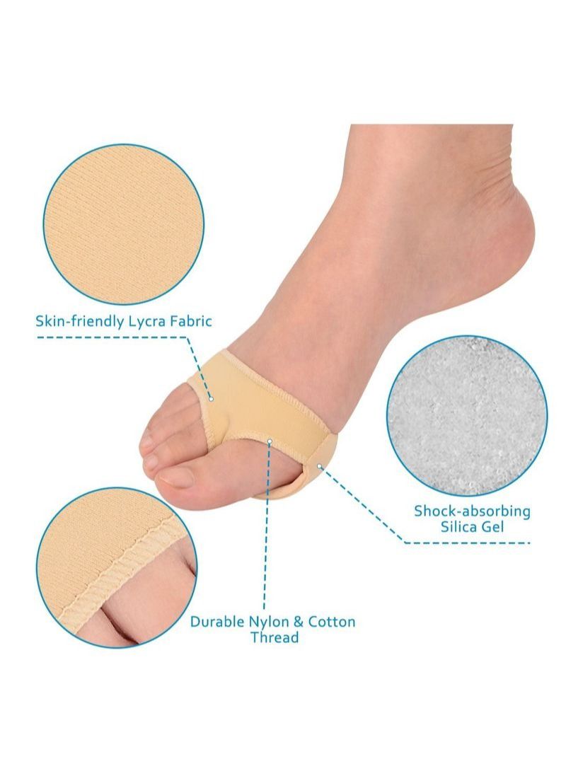 NIBEMINENT Thumb Valgus Corrector Non-Slip Forefoot Half Yard Pad - Image 3
