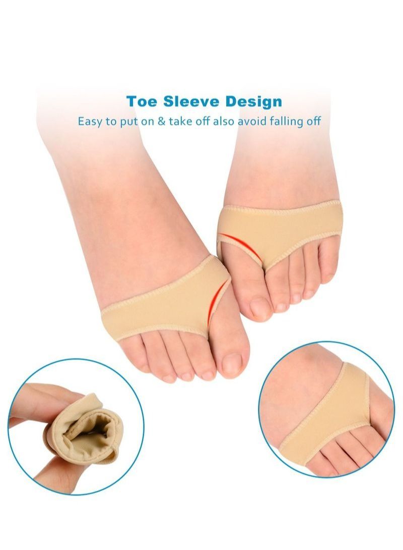 NIBEMINENT Thumb Valgus Corrector Non-Slip Forefoot Half Yard Pad - Image 4