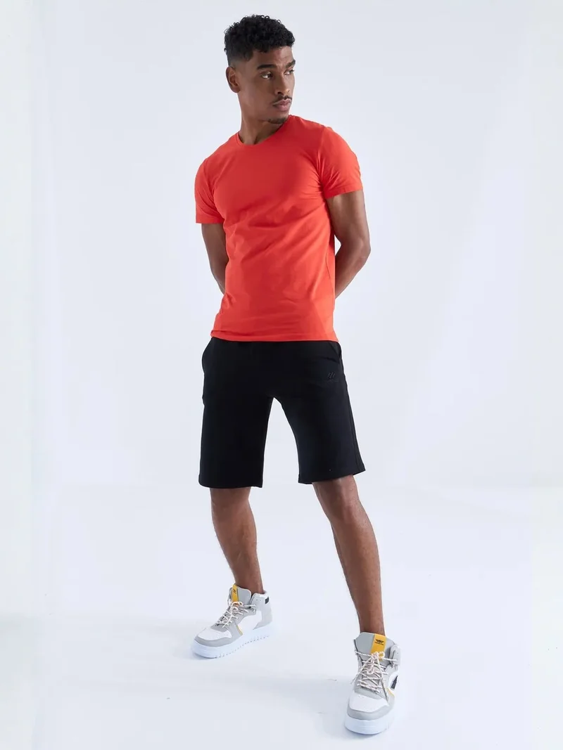 تومي لايف TOMMY Men's Jersey Shorts With Drawstring Waist