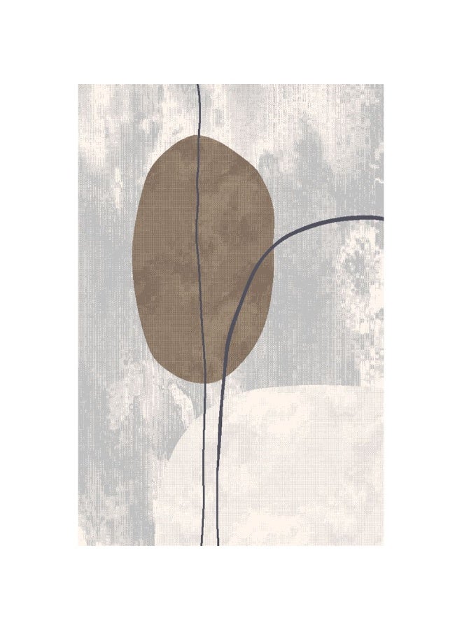 DANUBE HOME Sahara Modern Abstracts Rug | Washable Modern Rugs Style | Polypropylene + Polyester Area Rug Floor Covering | Indoor Carpet For Living Room Dining Bedroom 200X300cm-Brown-231200400584 - Image 4