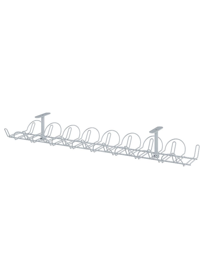 Cable Trunking Horizontal, Silver-Colour, 70 Cm