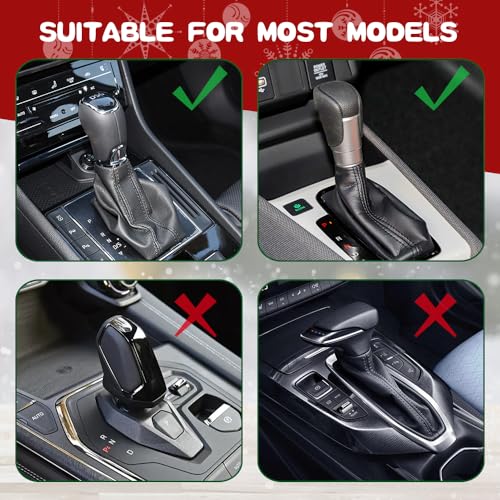 Kutyun 2PCS Hoodie Car Gear Shift Cover, Christmas Car Decor Gear Shift Knob Cover for Manual/Automatic Shift Knob, Car Interior Accessories Universal Fit Hoodie Gear Shift Cover - Image 5
