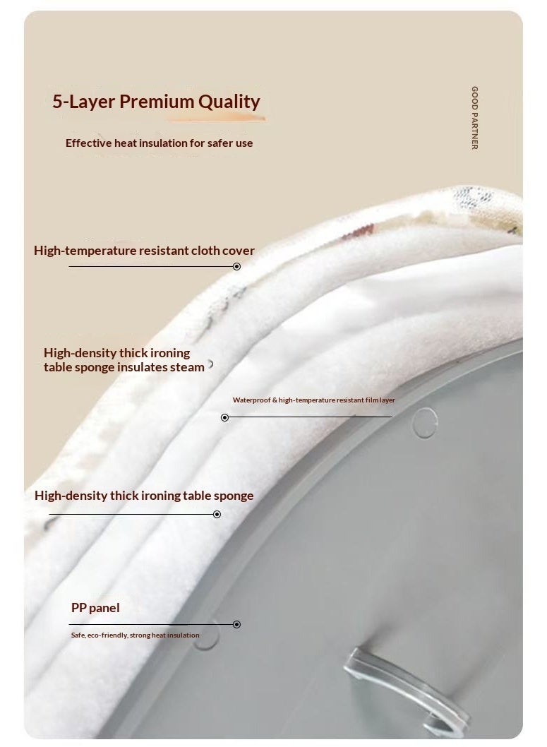 Mini Luxury Ironing Board Set – Handheld Steam Ironing Pad with Anti-Scald Glove for Clothes Steaming - Image 4