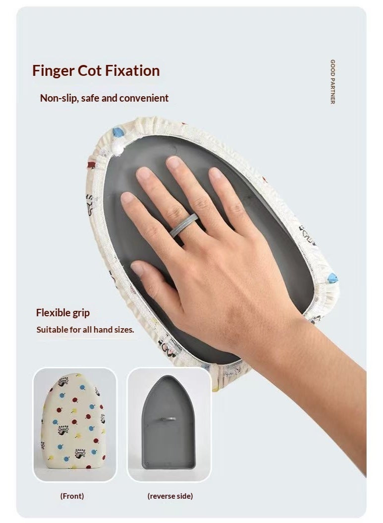 Mini Luxury Ironing Board Set – Handheld Steam Ironing Pad with Anti-Scald Glove for Clothes Steaming - Image 5