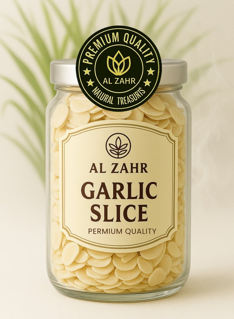 زهر شرائح ثوم الزاهر - ١٠٠٪؜ شرائح خام نقية، مُعالجة بالشمس | فرز يدوي، زراعة مستدامة | نكهة ورائحة قوية - Image 2