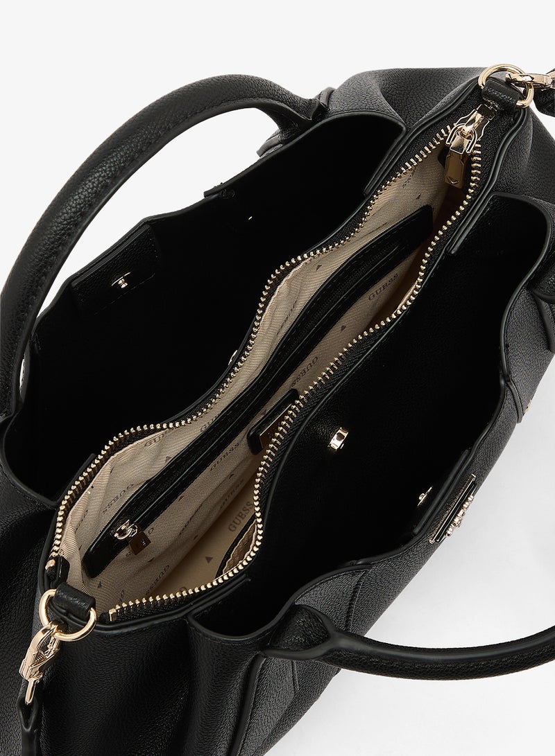 GUESS Darcy Girlfriend Satchel Bag - Image 4