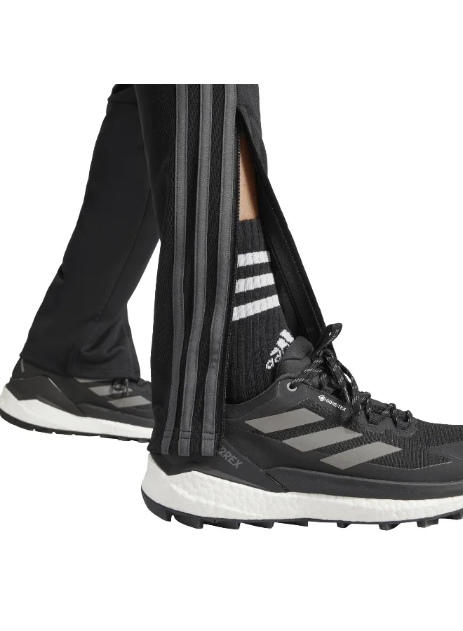 adidas بنطلون رجالي aeroready sereno بقصة ضيقة مستقيمة مع خطوط ثلاثية
