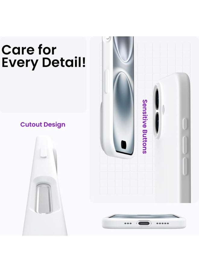 جراب لهاتف iPhone 17 مصنوع من جل السيليكون السائل الناعم، حماية كاملة للجسم ضد الصدمات، غطاء غير لامع، بطانة ناعمة من الألياف الدقيقة، جراب خلفي نحيف لهاتف iPhone 17 - Image 4