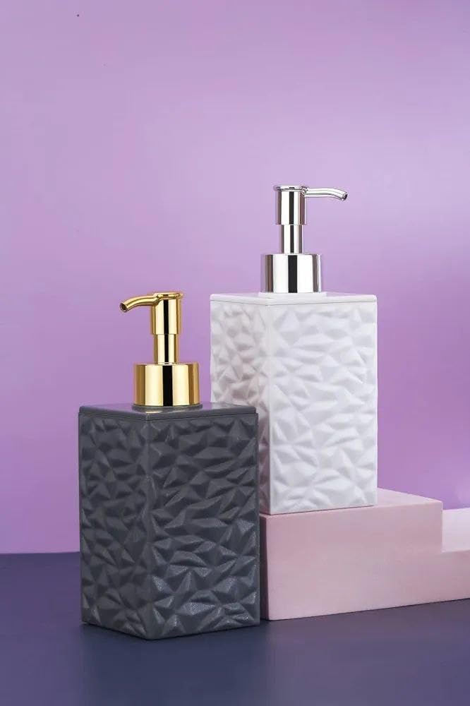 Tinkpin Tinkpin Refillable Hand Soap Dispenser Unbreakable Liquid SoapShampooHand washSanitizerLotion Dispenser Plastic Bottle for Kitchen WashBasin and Bathroom Pack of 1  - Image 1