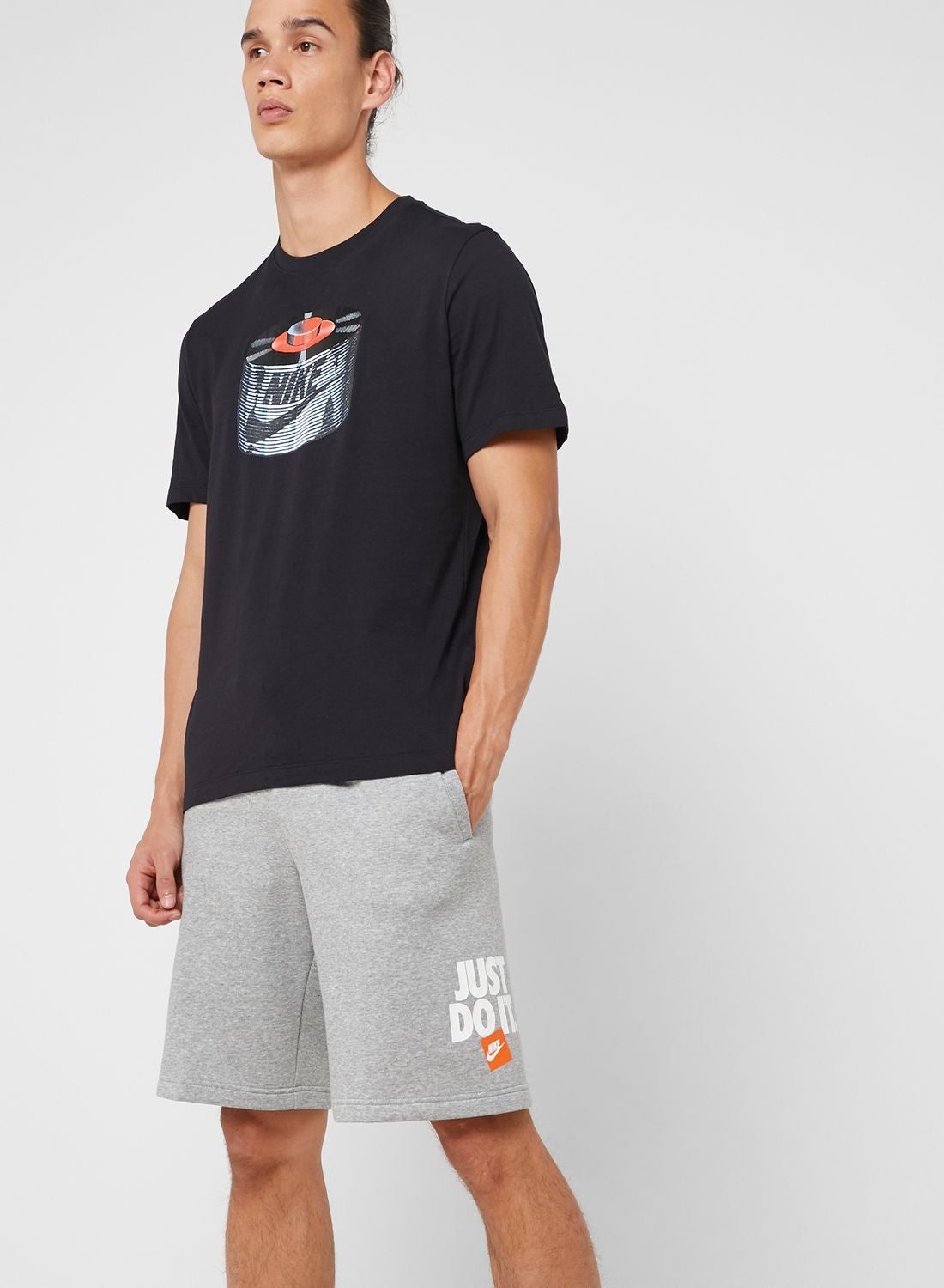 Nike Just Do It Fleece Short - Gray