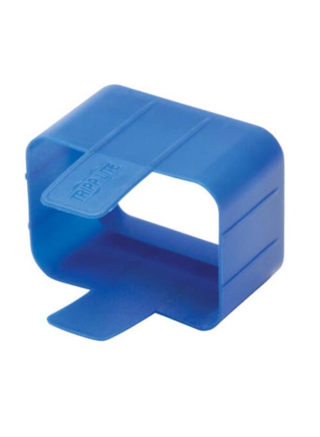 Tripp Lite PLC19BL Plug-Lock Insert, C19 Power Cord to C20 Outlet, Blue - Image 2