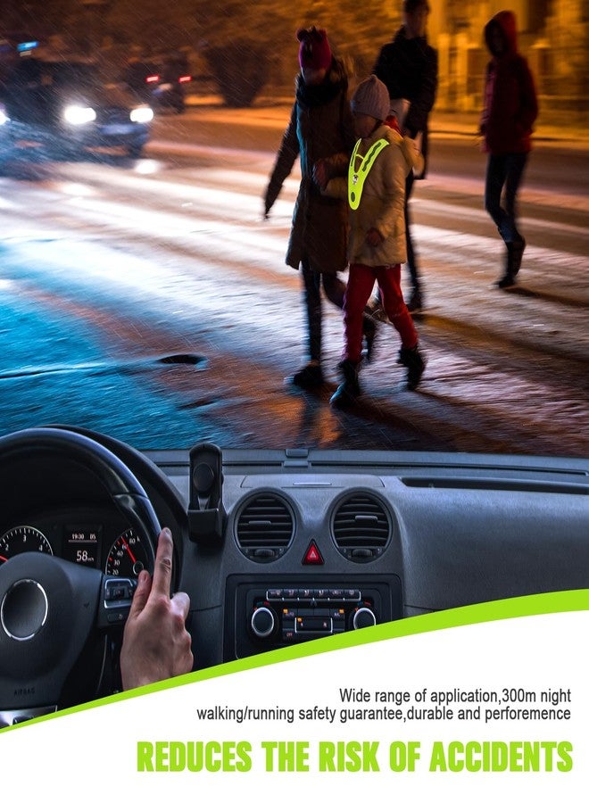 Essoy Kids Reflective Vests,High Visibility Child Safety Vests with Reflective Bracelets for Cycling Outdoor - Image 3
