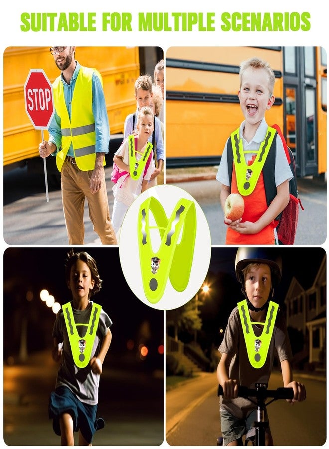 Essoy Kids Reflective Vests,High Visibility Child Safety Vests with Reflective Bracelets for Cycling Outdoor - Image 4