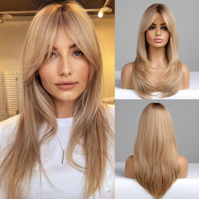 High-Temperature Fiber Wig: 8 Styles - Heat Resistant & Durable, Comfortable & Versatile Hairpiece for Daily Wear & Styling Enthusiasts - Image 1