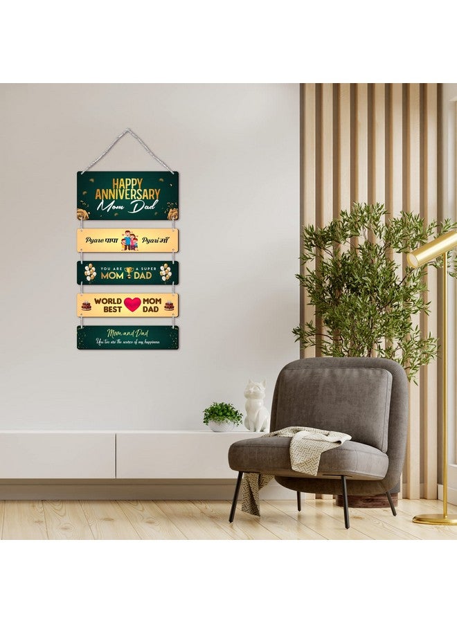 Regalo Casila Regalo Casila Meaningful Anniversary Wall Hanging With Stylish Design Beautiful Quote Gift For Mom And Dad - Image 2