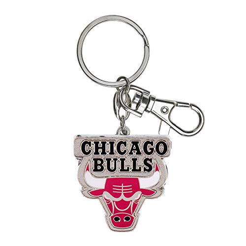 Aminco NBA Chicago Bulls Heavyweight Logo Keychain - Image 1