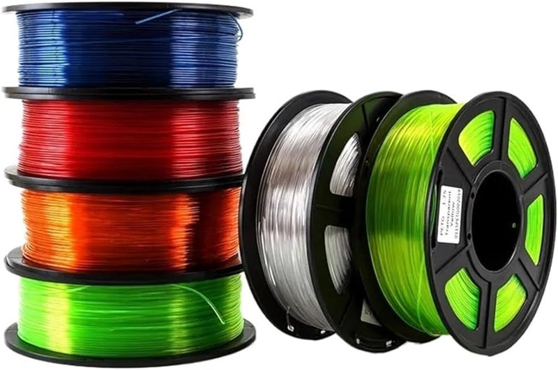 خيط طابعة ثلاثية الأبعاد برتقالي من مادة PETG مقاس 1.75 مم، وزن 1 كجم (2.2 رطل)، مادة استهلاكية - Image 3
