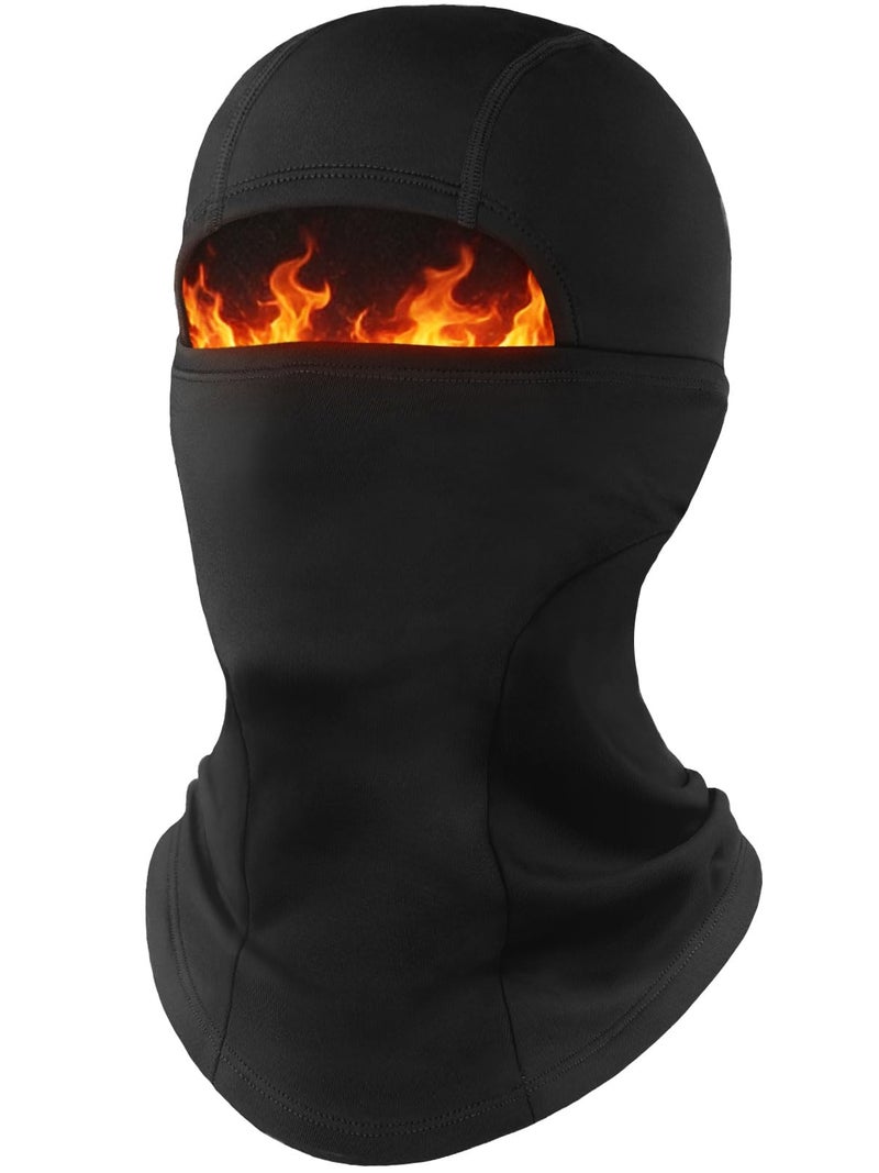 Fuinloth Ski Mask Balaclava Pro, Cold Weather Windproof Thermal Shiesty Motorcycle for Men/Women Black - Image 1