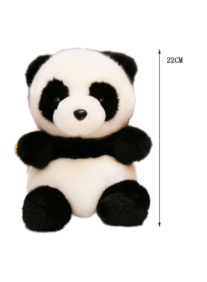 22 CM Cute Simulation Panda Plush Toy Soft Stuffed Cartoon Animal Doll For Girls And Boys All Ages Gift - Image 2